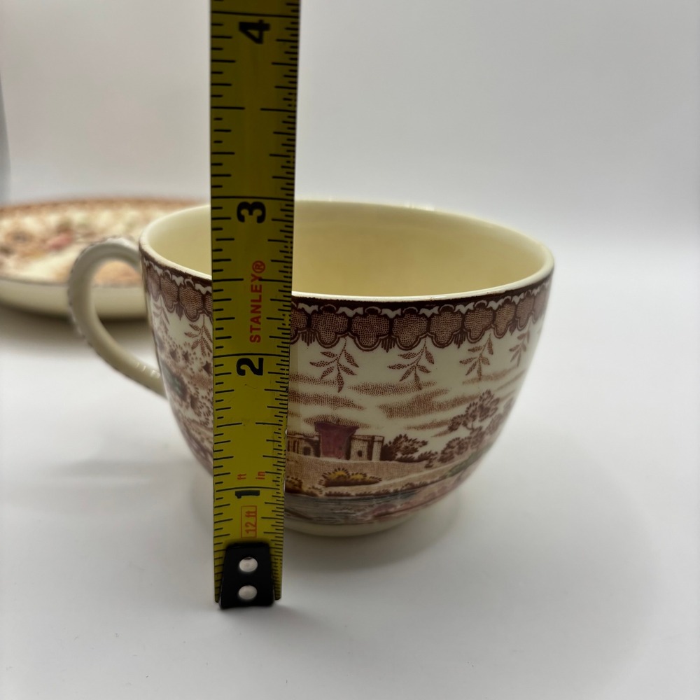 Vintage Ridgway Woodland Brown Teacup‎ and Saucer Set Made in England - Picture 13 of 13